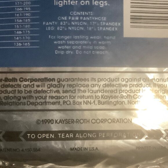 No Nonsense Light Support Pantyhose Queen 1 Tan Sandalfoot Control Top Lot of 2 - Picture 6 of 6